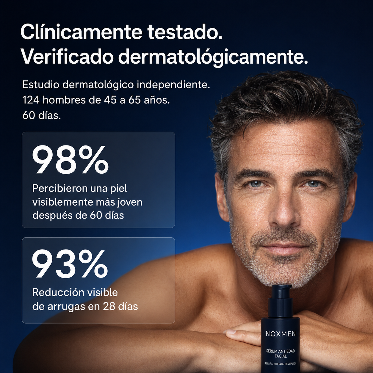 Crema de Noche para Hombre 40+ | Rostro y Cuello